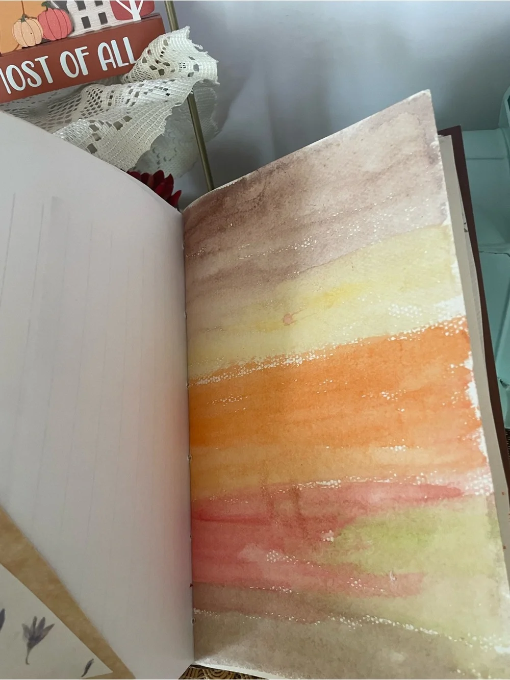 Autumn Garden junk journal- Brown and Orange